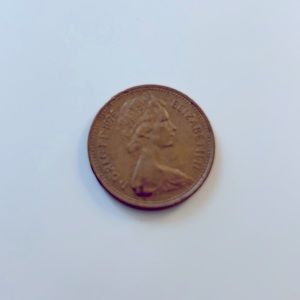 1976 new penny 1p rare